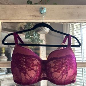Torrid Curvy | Lightly Lined Elegant Lace Bra Violet